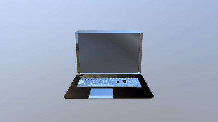 Notebook HP 3D Model