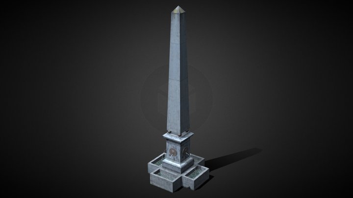 Obelisk Fountain [Nivelles, Belgium]
