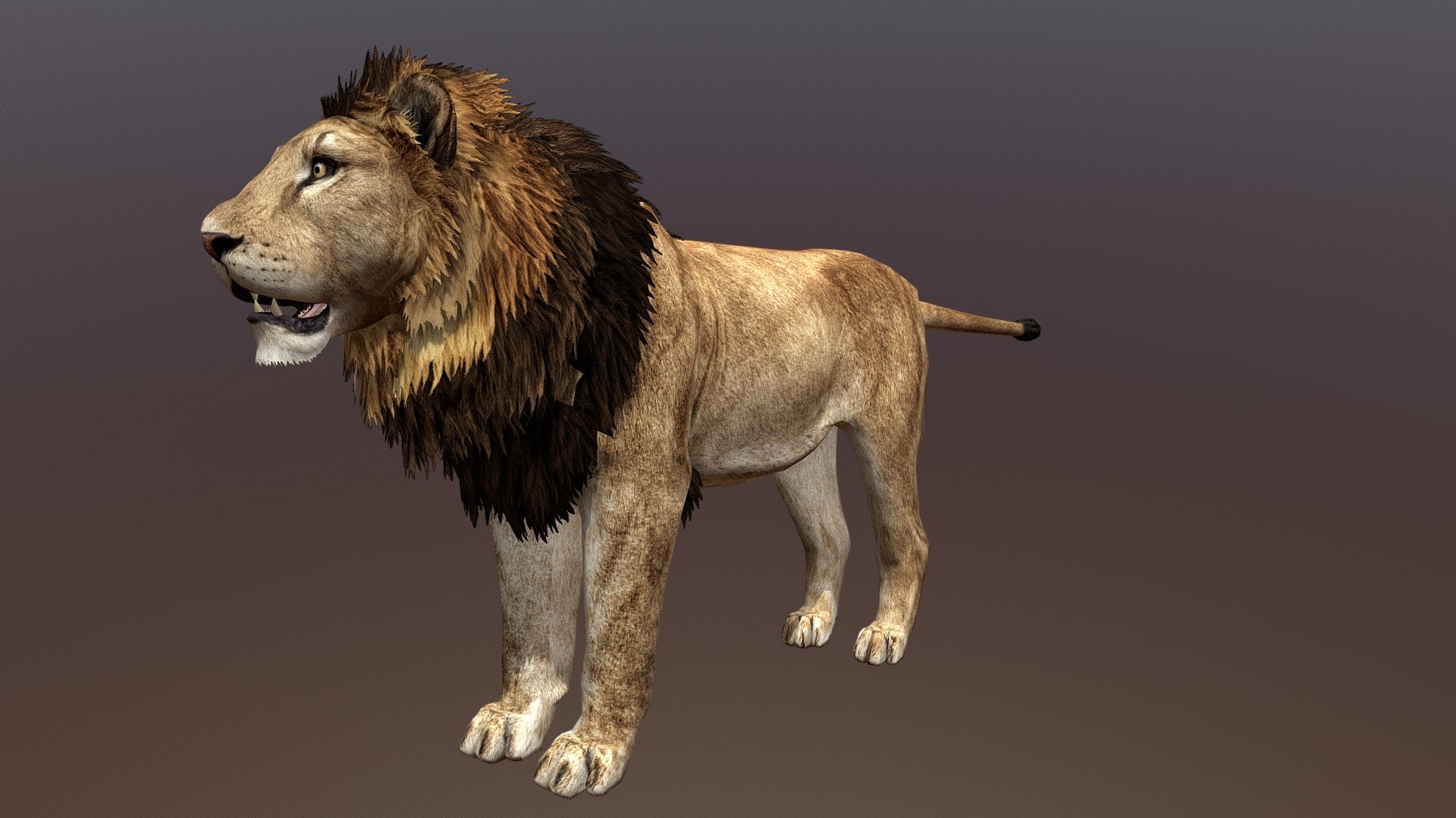 Male Lion 3d Model By Ultamateterex2 Ultamateterex2 865c151