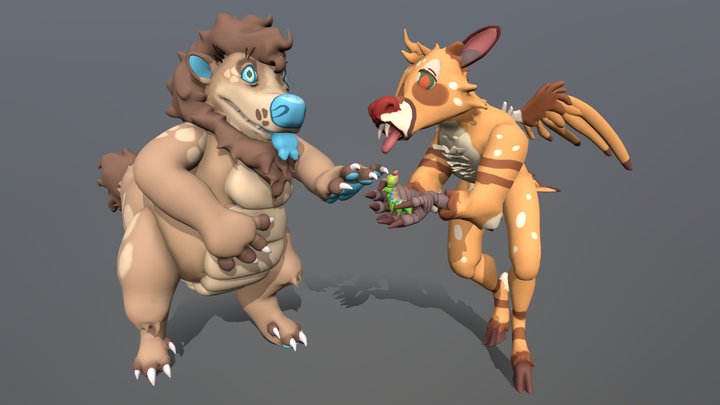Bee and Lonepine 3D Model