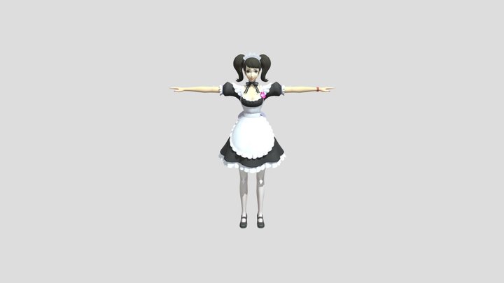 Persona 5 - Sadayo Kawakami Maid 3D Model