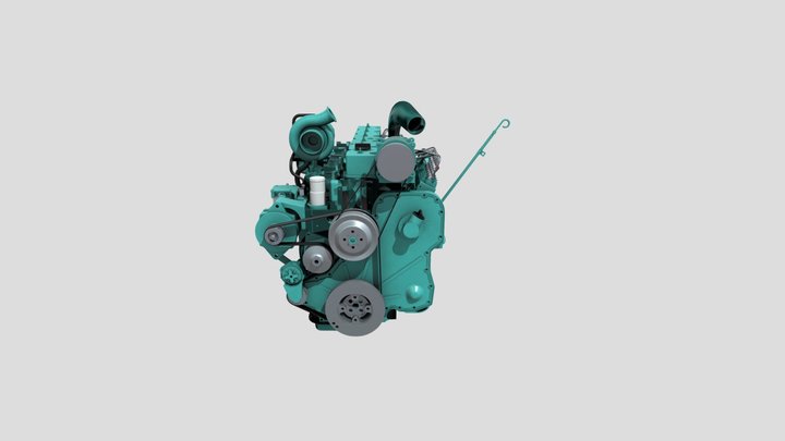 柴油机_第四组 3D Model