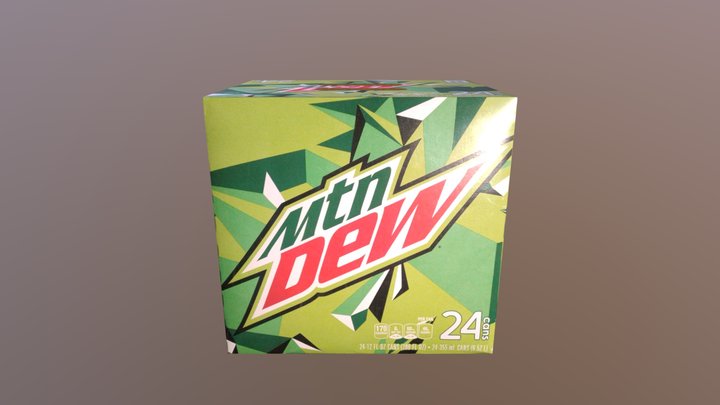 24pk Mountain Dew 3D Model
