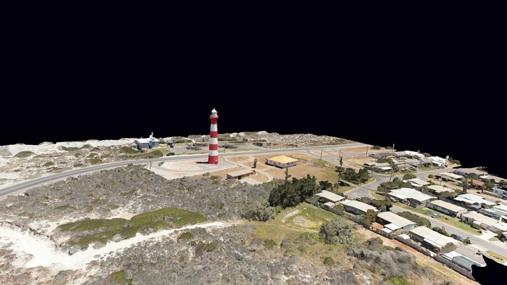 Point Moore Lighthouse 3D Model