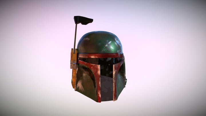 Helmet Boba Fett 3D Model