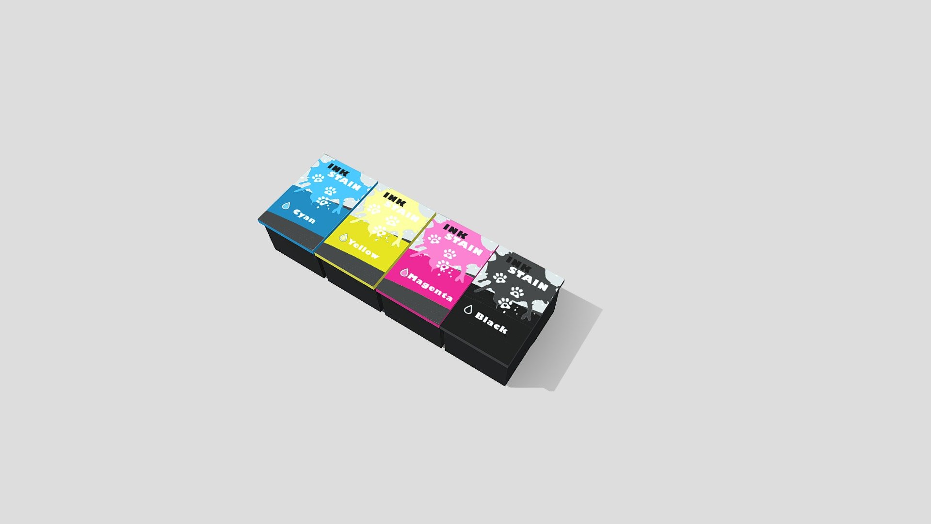 Printer Ink Cartridges - 3D model by Rcollick1 [865e3d2] - Sketchfab