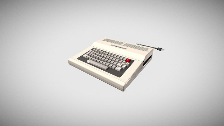 TRS-80 Color Computer 2 3D Model