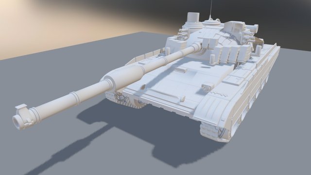T-72M4CZ Variation 3D Model