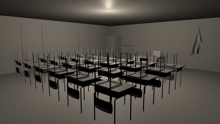Classroom 3D Model