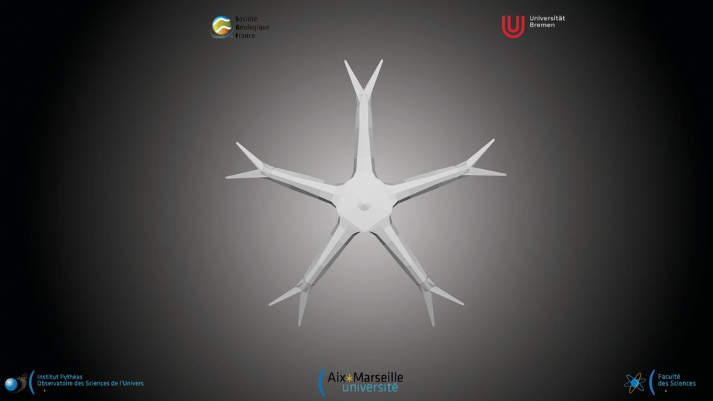 Nannofossile - Discoaster pentaradiatus