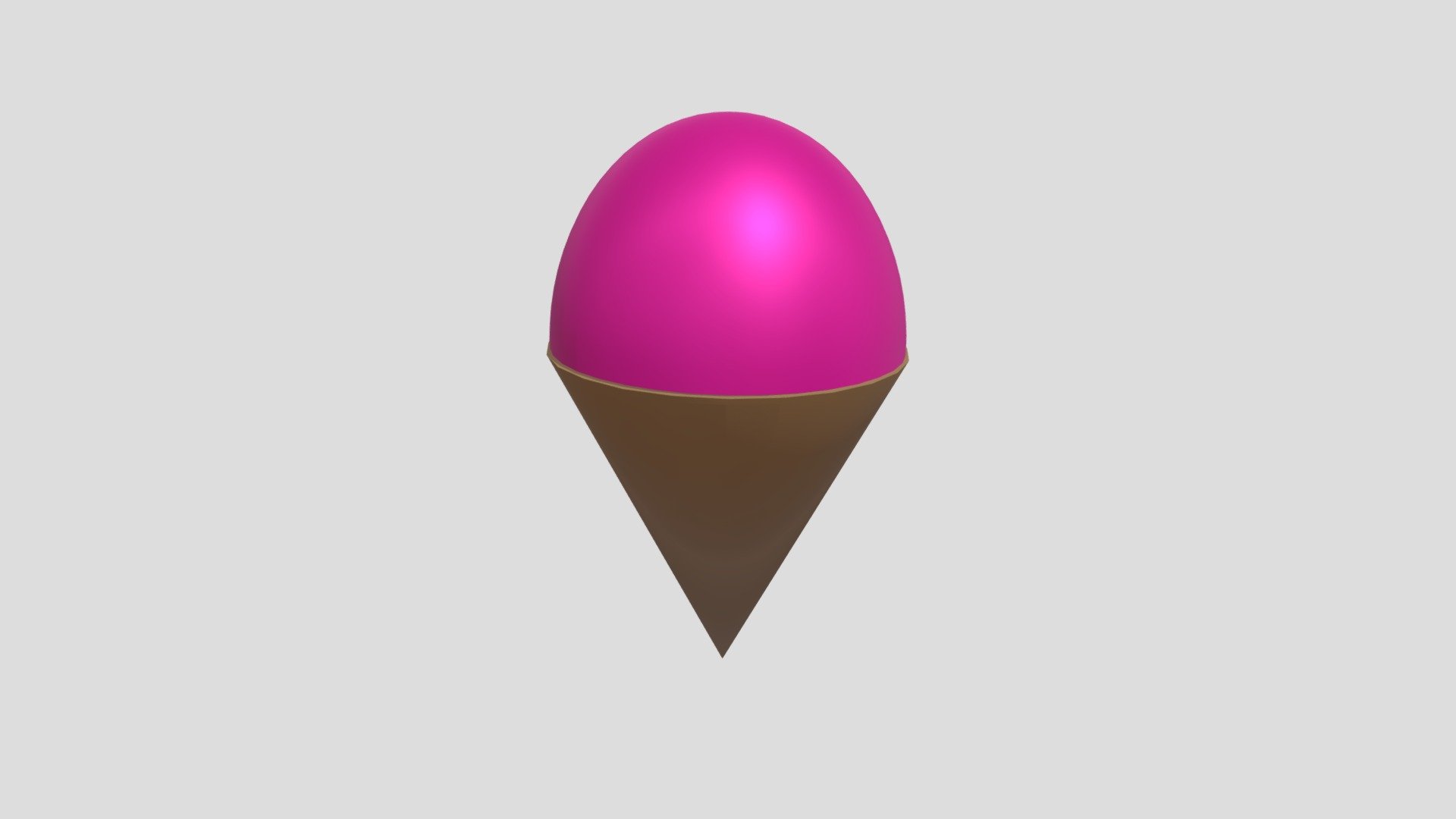 Ice Cream Cone - Download Free 3D model by libmeaghan [866075f] - Sketchfab