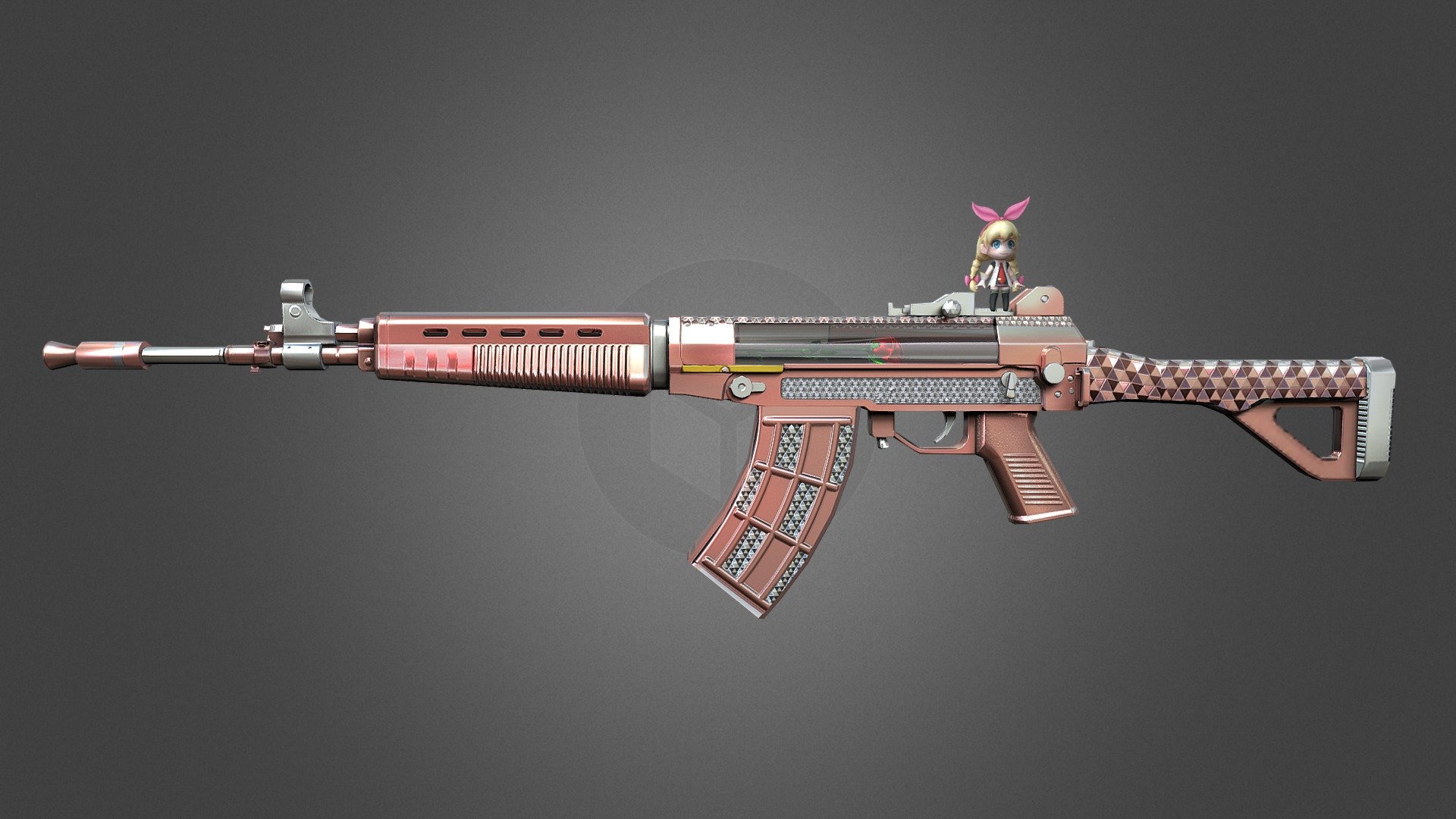 CrossFire's QBZ03 Jewelry - Download Free 3D Model By AlxDemento ...