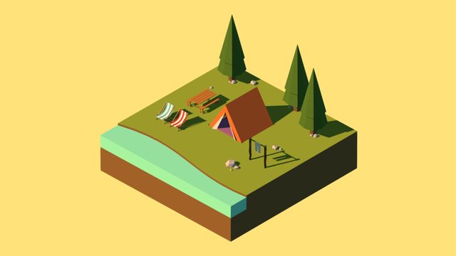 Camping 3D Model