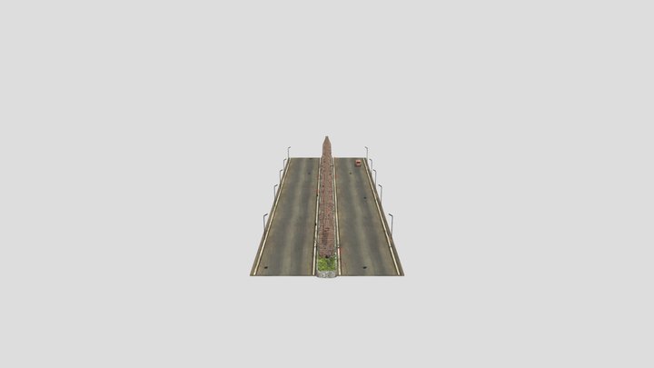 Arcos De Querétaro Contaminado 3D Model
