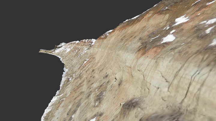 digital surface model of landslide 3D Model