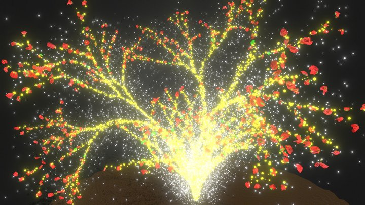 Particle-effect 3D models - Sketchfab