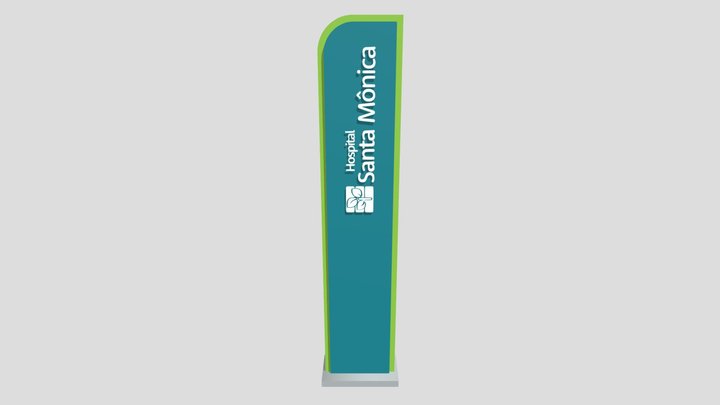 Totem Hospital Sana Mônica 3D Model