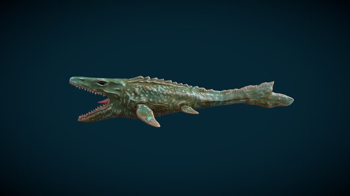 Mosasaur 3D Model