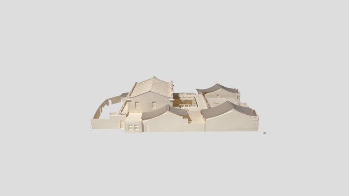 三合院 3D Model