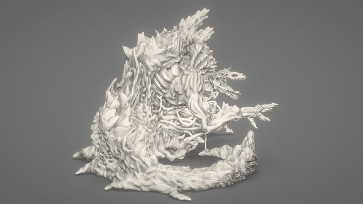 Neo Biollante 3D Model