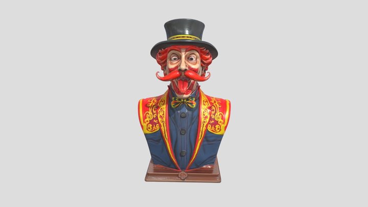 Baron Blinkwhistle, a carnival ringmaster bust