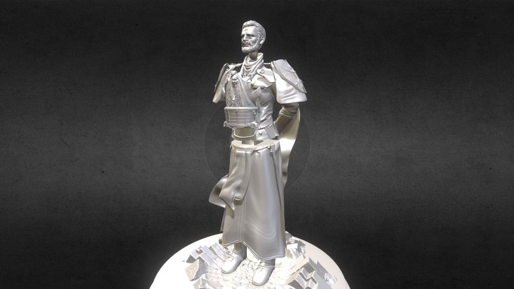 Emperor Valkorion Sculpture 3D Print Full 3D Model