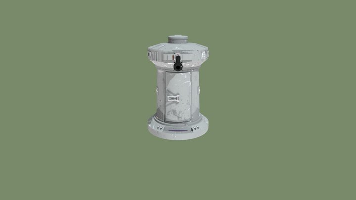 F9 Cannon Battery 3D Model