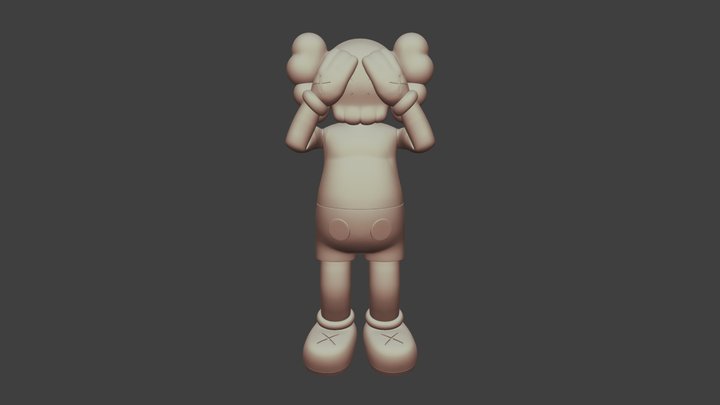 Kaws Snoopy Art Toy Fan Art, 3D models download