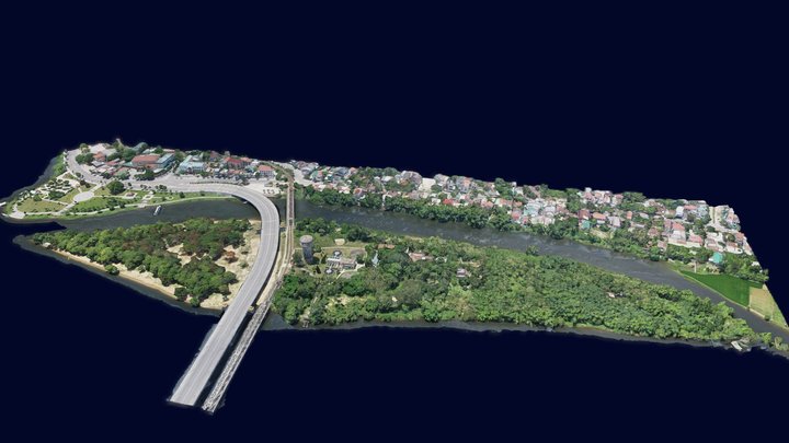 Da Vien island 3D Model
