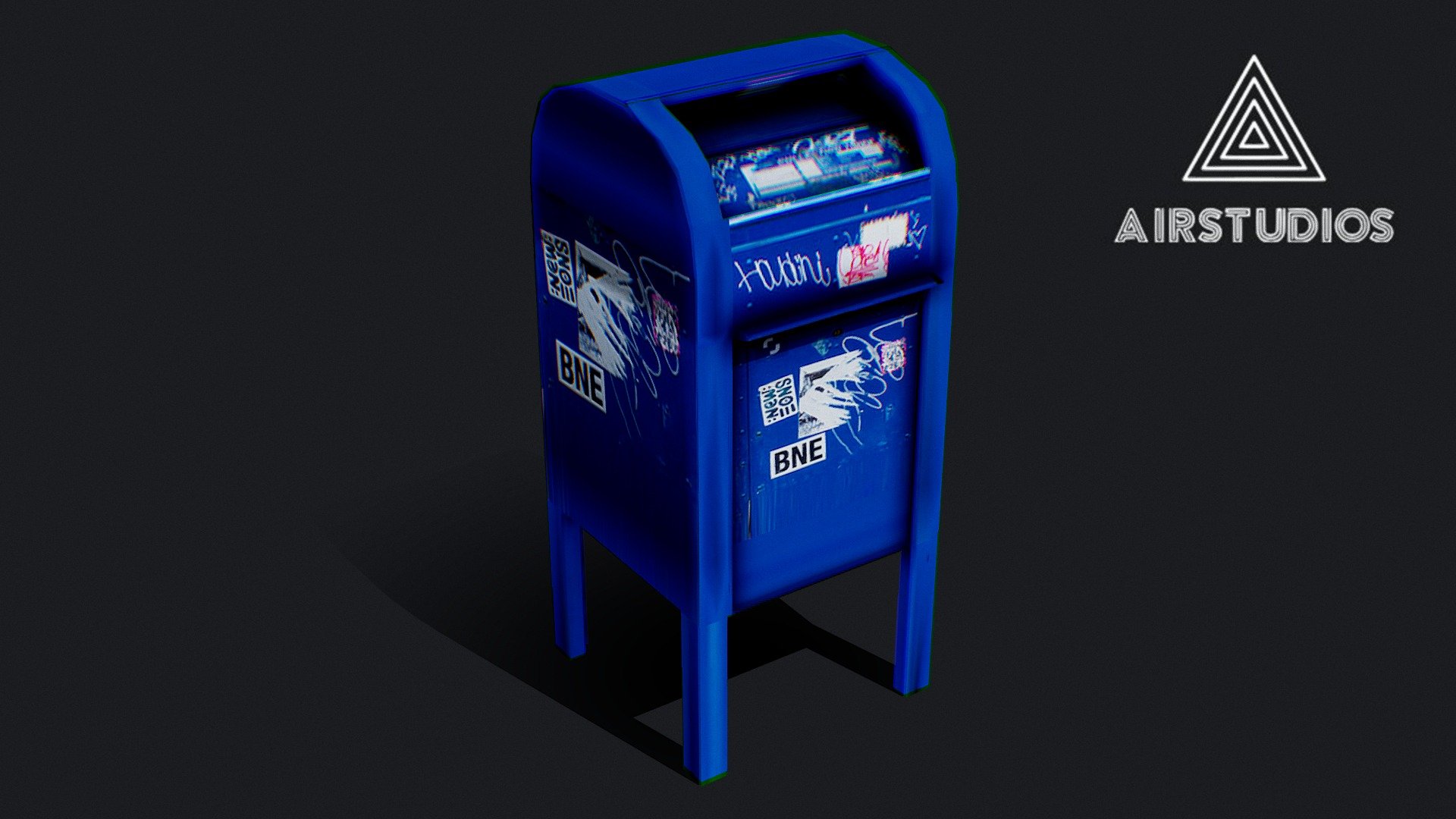 New York Mailbox — Sketchfab embed 3D viewer