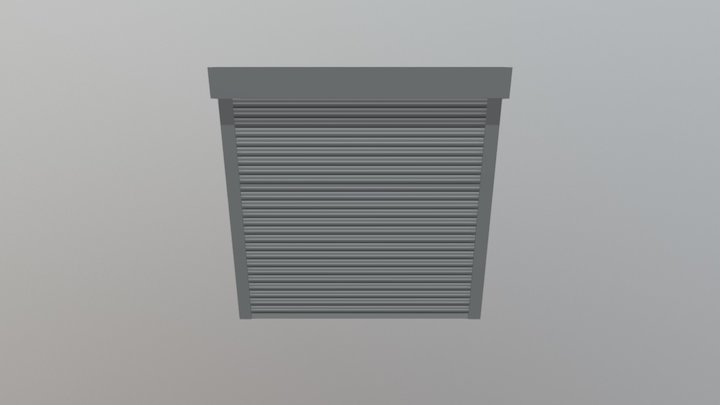 SM Door Roll Up 01T 3D Model