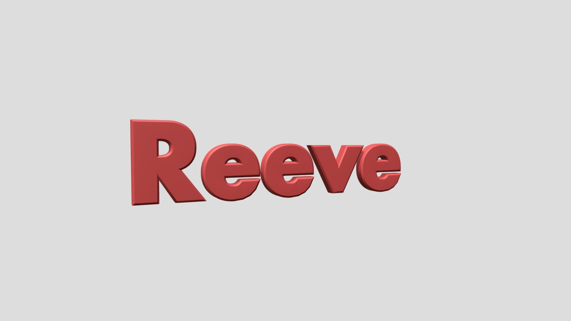 Reeve Text - 3D model by Reeve (@reevertthethird) [86695bc] - Sketchfab