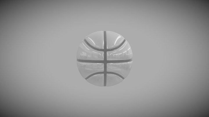 Crystal basketball ball