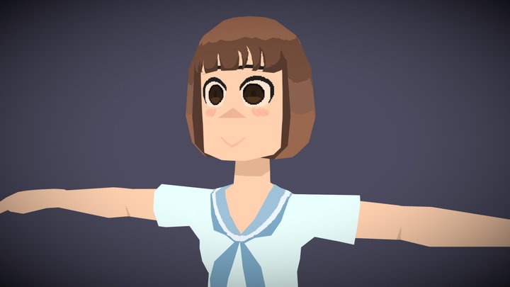Mako Mankanshoku - Kill la Kill 3D Model