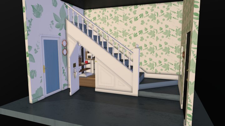 Room under the cupboard - Remediation Project 3D Model
