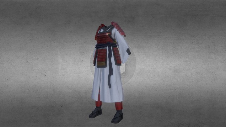 Samurai 3D Model