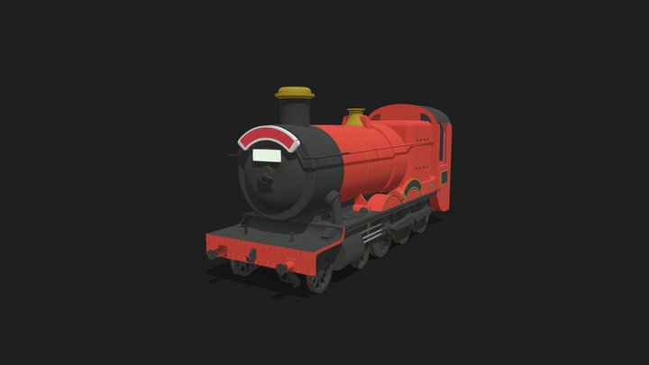 Locomotora Harry Potter 3D Model