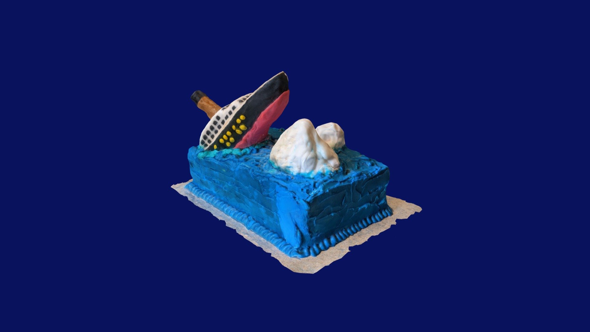 Titanic Birthday Cake