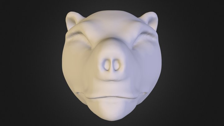 Semi-Realistic Bear 3D Model