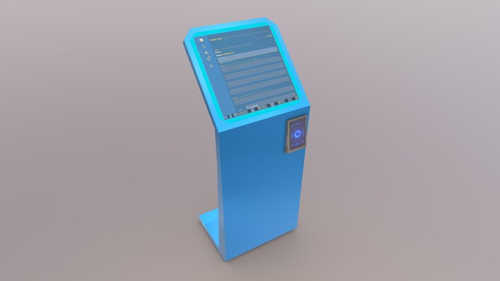 pay kiosk 3D Model