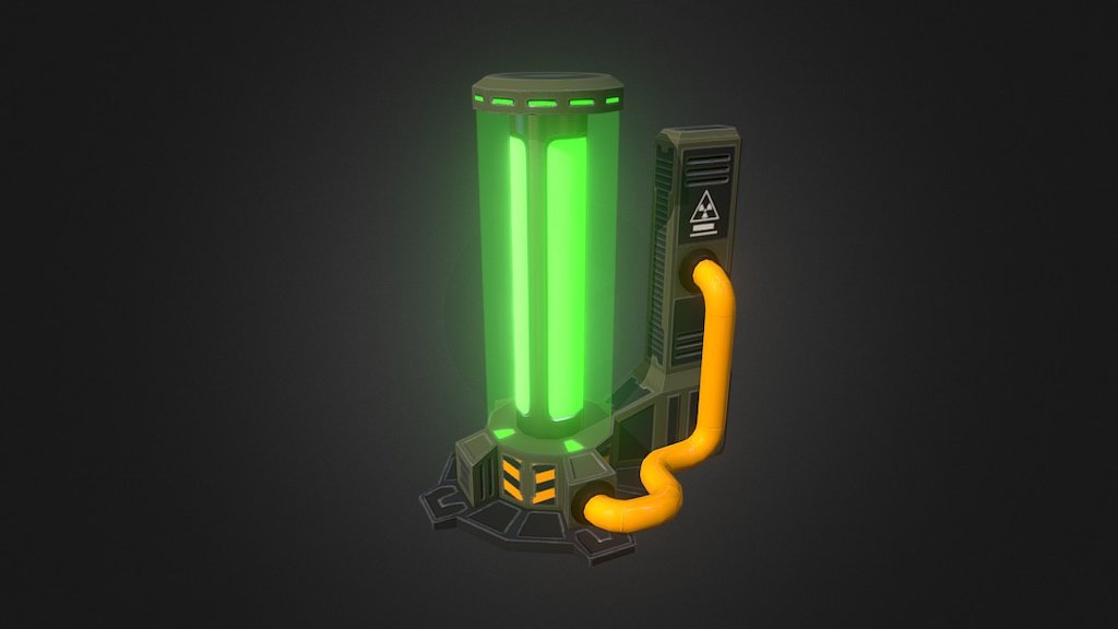 RTS Energy Generator — Sketchfab embed 3D viewer