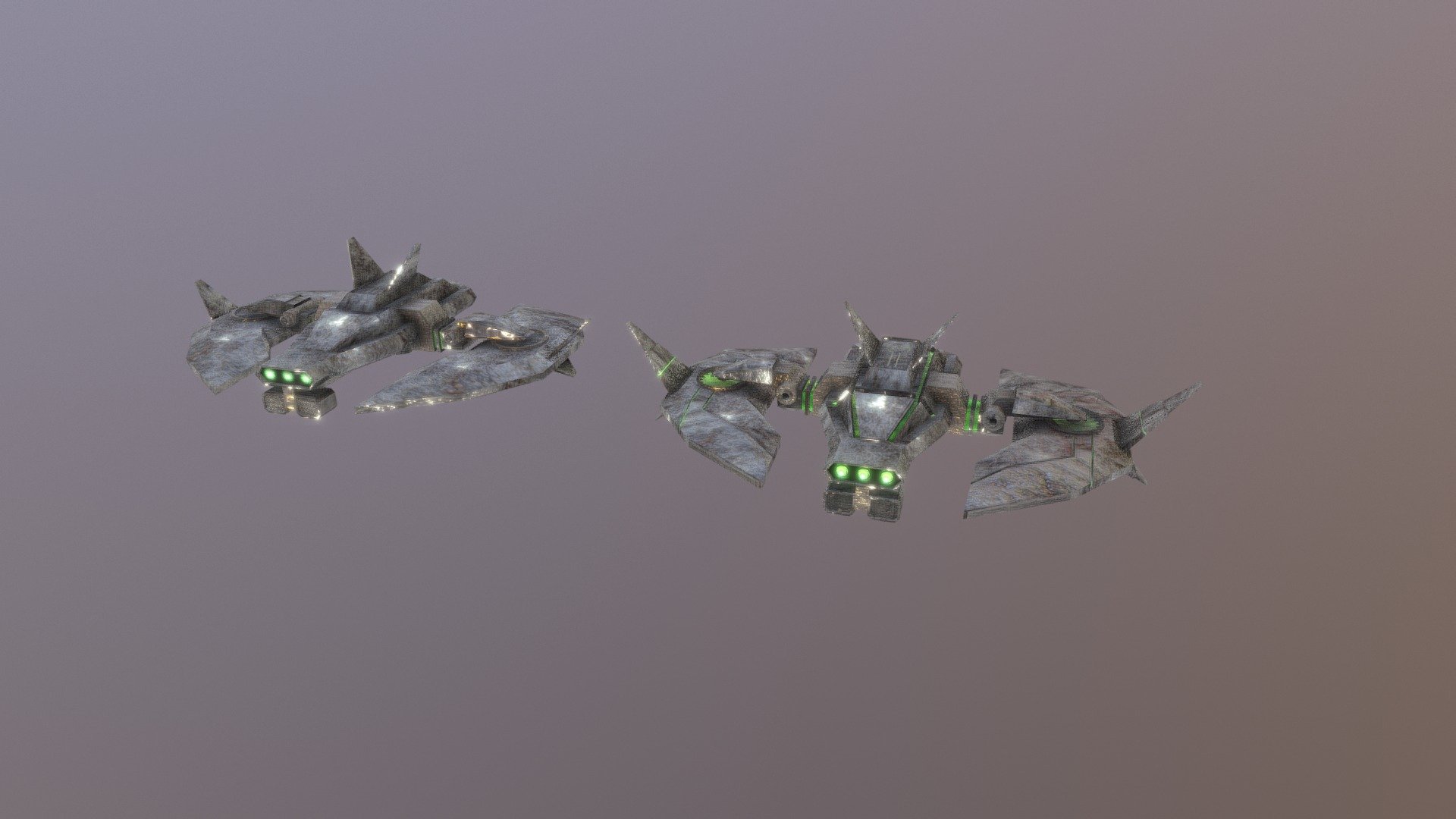 Trabalho 3D Parte 2 - Drone (Low and High Poly)