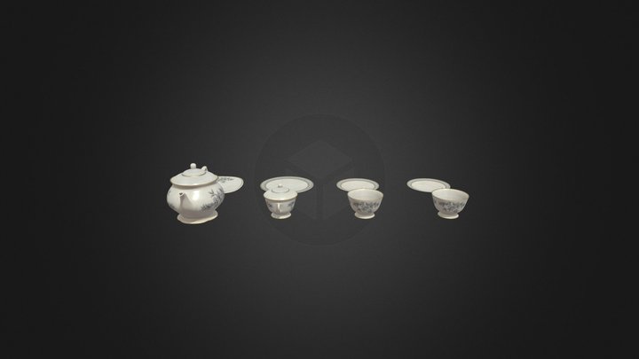 tea_set 3D Model