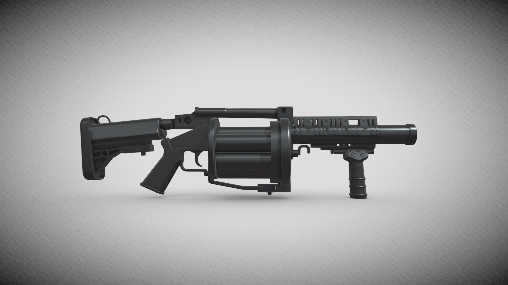 Grenade Launcher 2 - 3D model by navarro.tenyo [86707cc] - Sketchfab