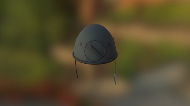 Rocketer's Helmet BLU 3D Model