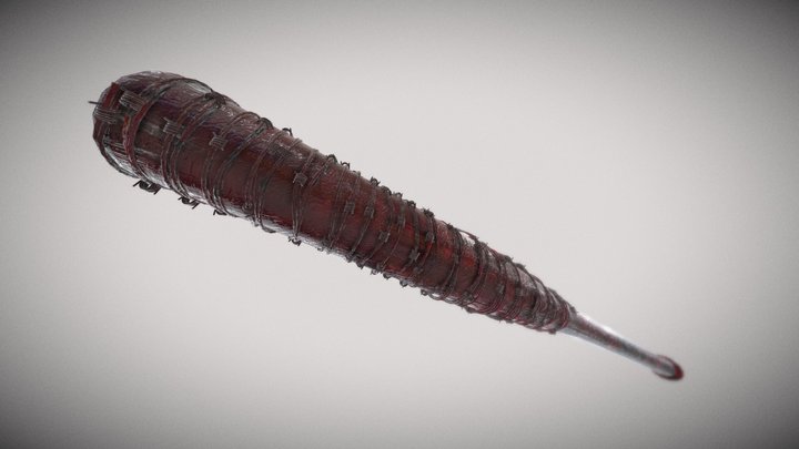Lucille baseball bat 3D Model