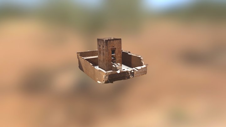 Cube of Zoroaster Iran 3D Model