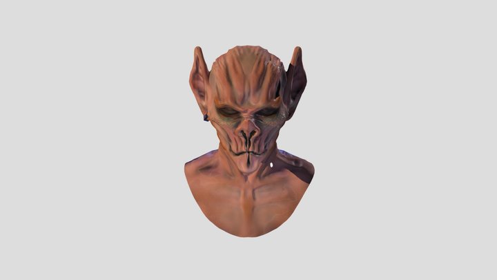 Troll Sculpture 3D Model