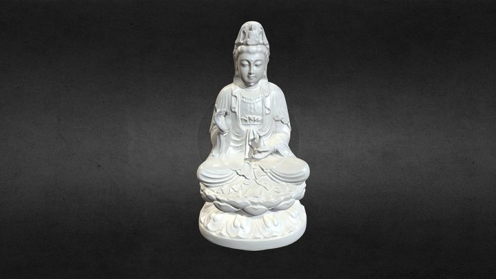 Guan Yin Bodhisattva 3D Model