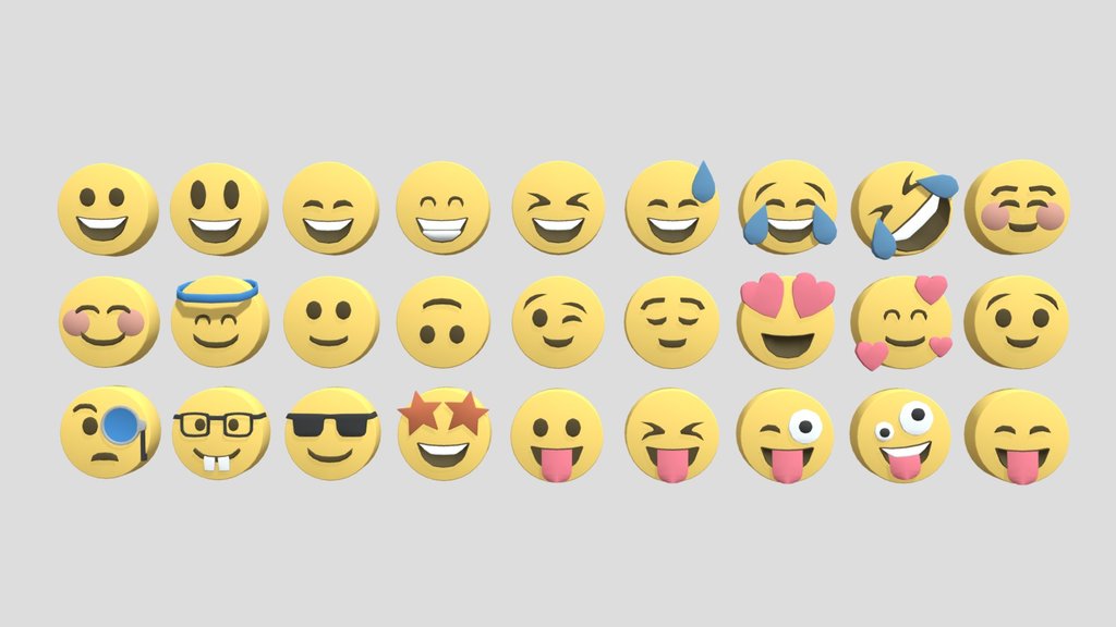 Free Social Smiley/Emoji Pack 1